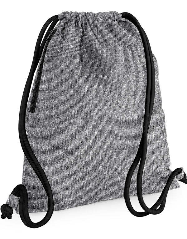 BG110 Bagbase Icon Gymsac Grey Marl/Black