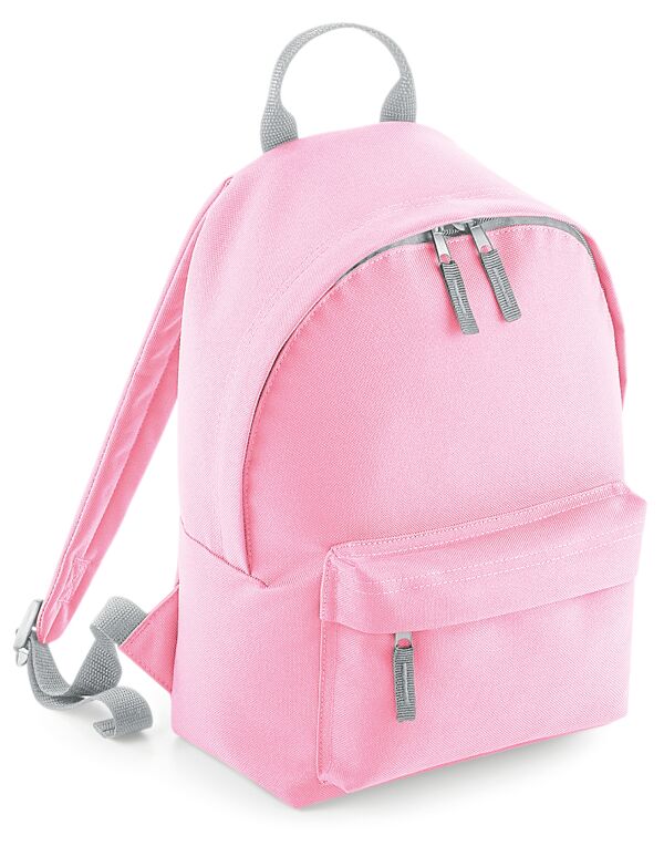 BG125S Bagbase Mini Fashion Backpack Classic Pink/ Light Grey BG125S Bagbase Mini Fashion Backpack Classic Pink/ Light Grey