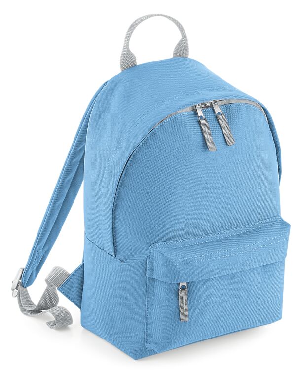 BG125S Bagbase Mini Fashion Backpack Sky/ Light Grey BG125S Bagbase Mini Fashion Backpack Sky/ Light Grey
