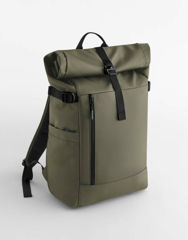 BG344 Bagbase Everyday Carry 25L Roll-Top Backpack Olive Green