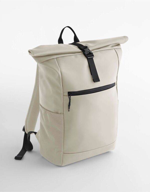 BG316 Bagbase Athlux Roll-Top Backpack Natural Stone