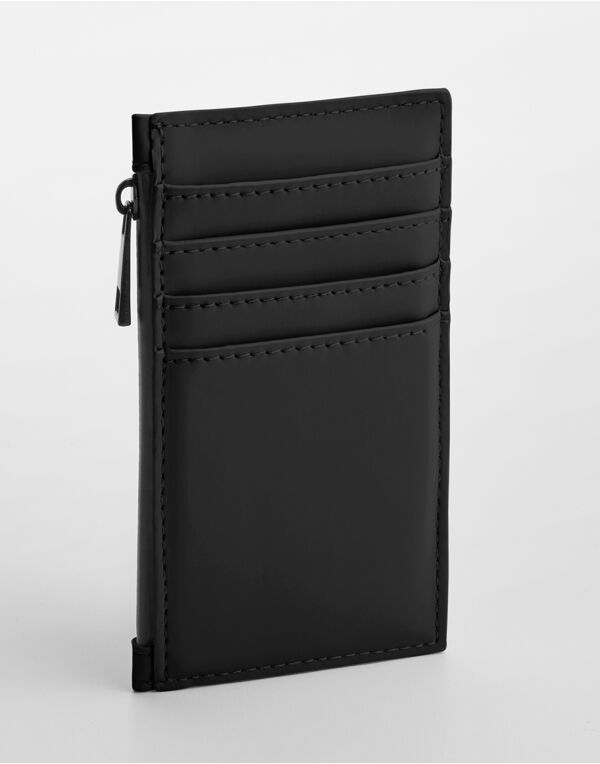 BG326 Bagbase Matte PU Card Holder Black