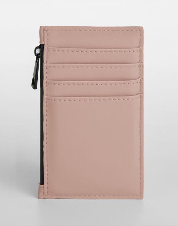 BG326 Bagbase Matte PU Card Holder Nude Pink