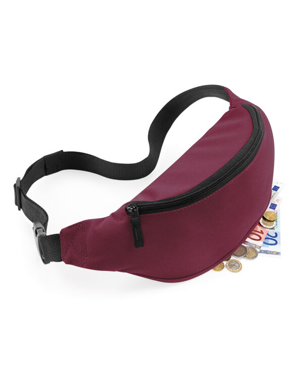 BG42 Bagbase Belt Bag Burgundy BG42 Bagbase Belt Bag Burgundy