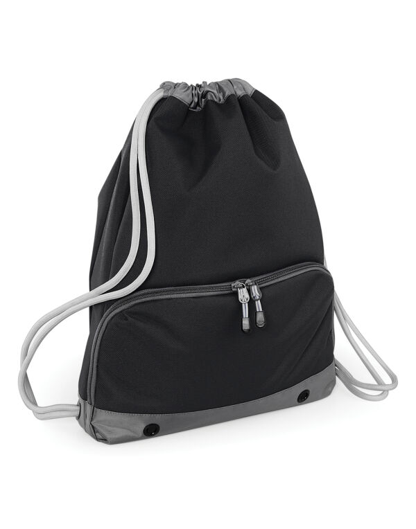 BG542 Bagbase Athleisure Gymsac Black