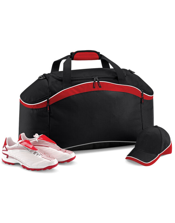 BG572 Bagbase Teamwear Holdall Black/Classic Red/White BG572 Bagbase Teamwear Holdall Black/Classic Red/White