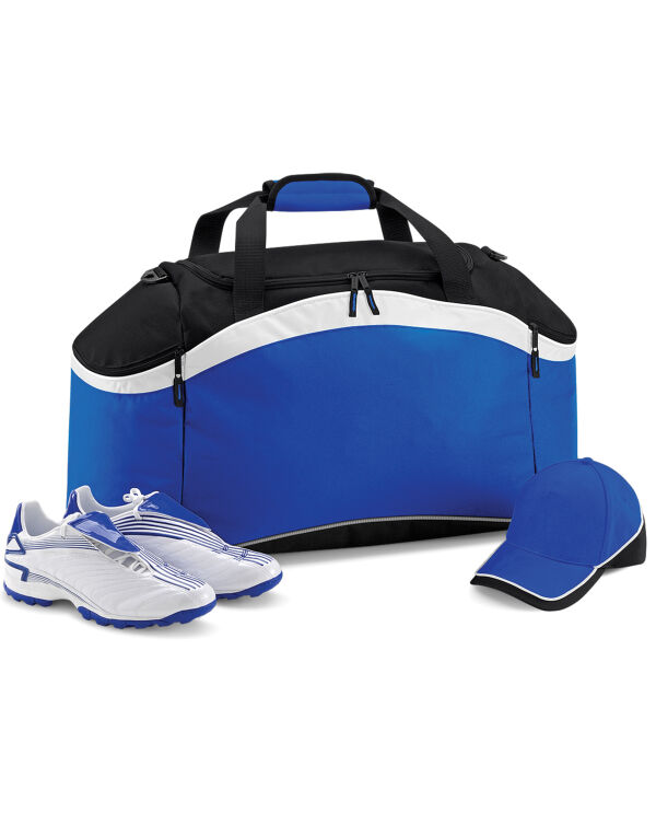 BG572 Bagbase Teamwear Holdall Bright Royal/Black/White