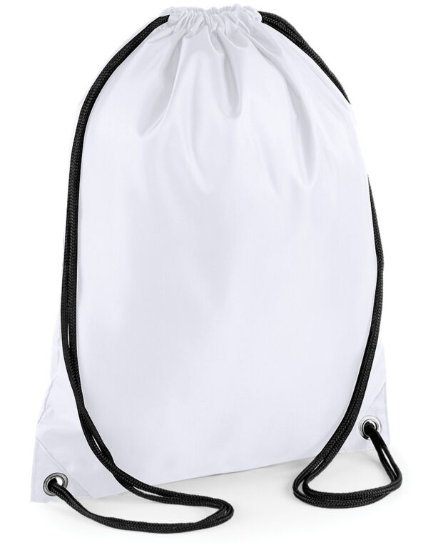 BG5 Bagbase Budget Gymsac White BG5 Bagbase Budget Gymsac White