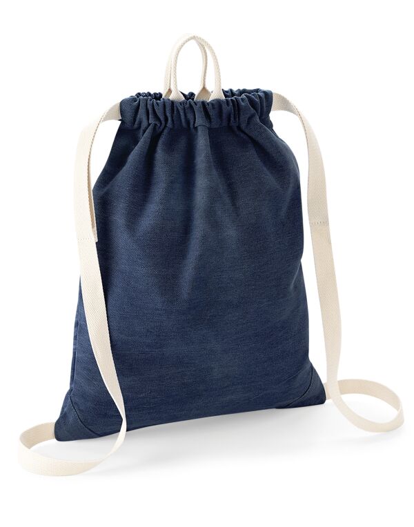 BG642 Denim Blue Denim Gymsac