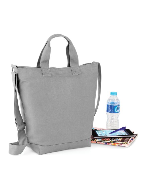 BG673 Bagbase Canvas Day Bag Light Grey