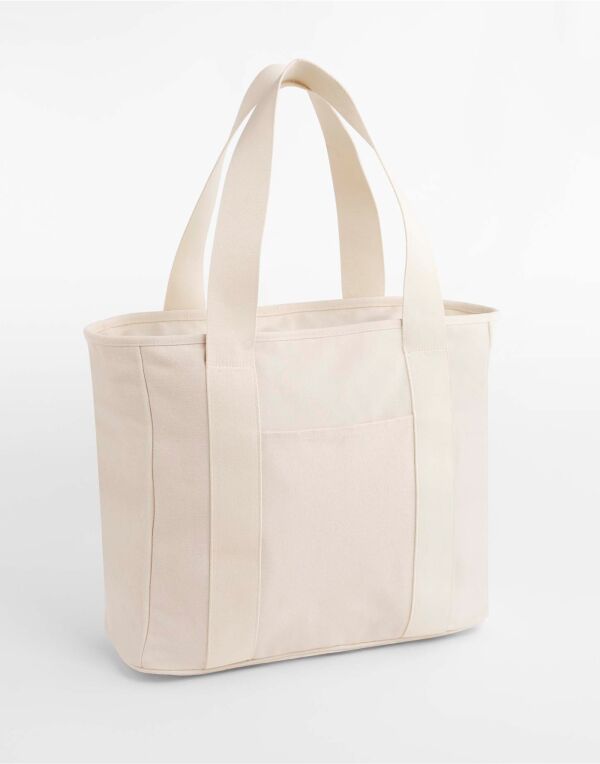 BG675 Bagbase Edit Canvas Tote Natural/ Natural