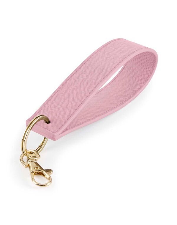 BG747 Dusky Pink Boutique Wristlet Keyring