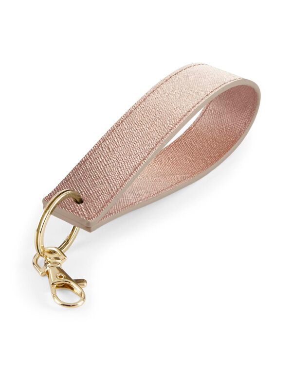 BG747 Bagbase Boutique Wristlet Keyring Rose Gold