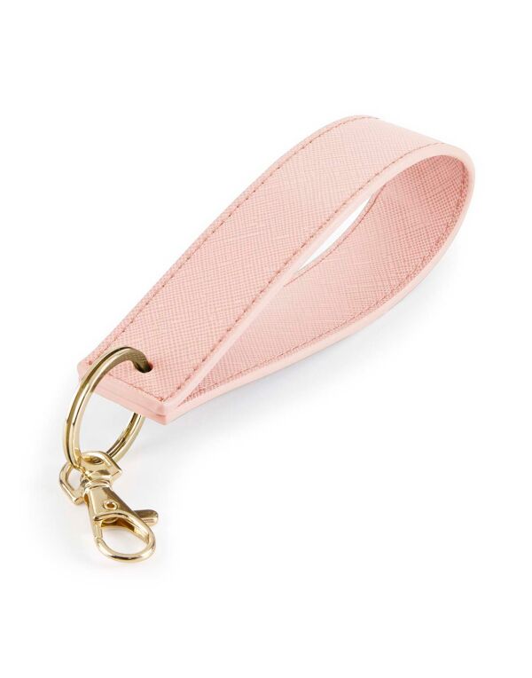 BG747 Soft Pink Boutique Wristlet Keyring