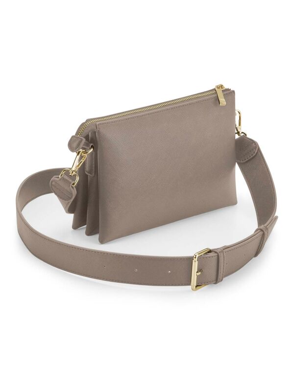 BG759 Bagbase Boutique Soft Cross Body Bag Taupe BG759 Bagbase Boutique Soft Cross Body Bag Taupe