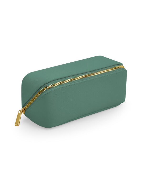 BG761 Sage Green Boutique Open Flat Mini Accessory Case