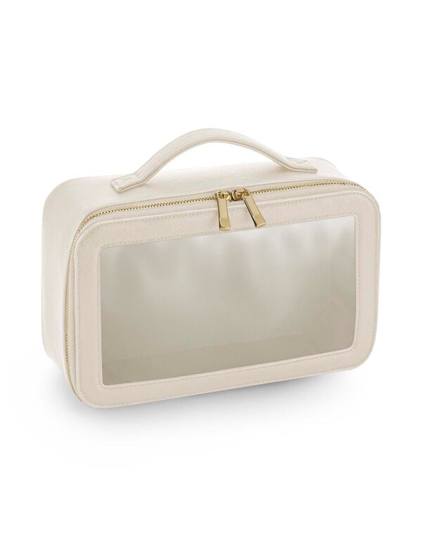 BG764 Bagbase Boutique Clear Window Travel Case Oyster