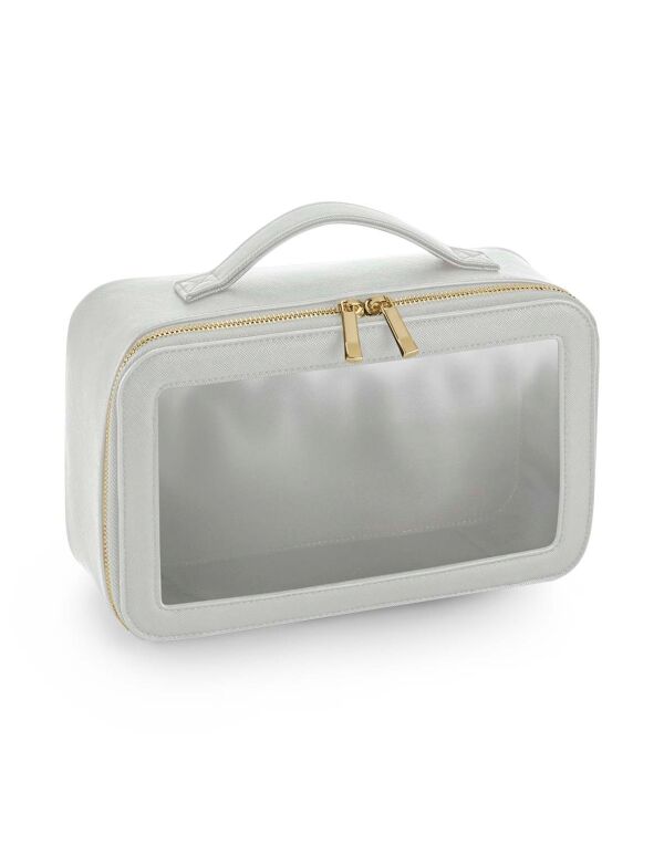 BG764 Bagbase Boutique Clear Window Travel Case Soft Grey