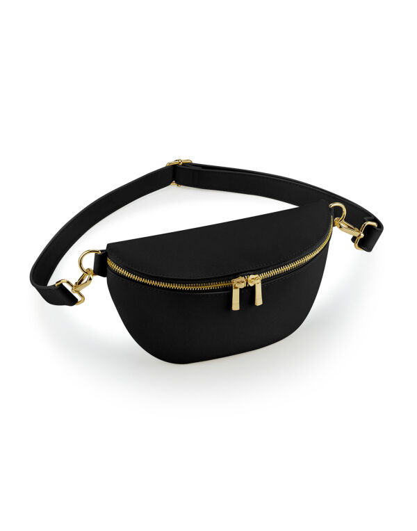 BG766 Bagbase Boutique Waist Bag Black BG766 Bagbase Boutique Waist Bag Black