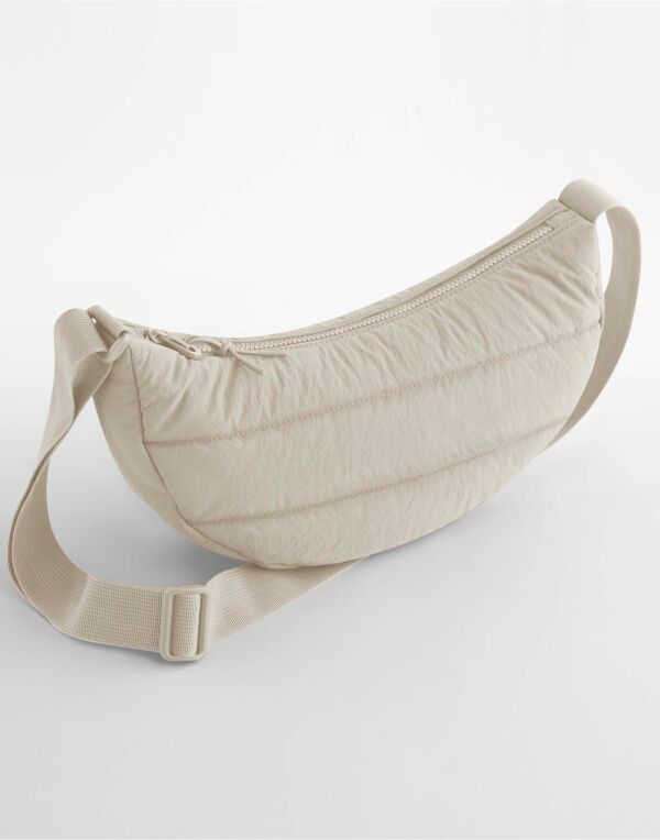 BG703 Bagbase Quilted Cross Body Bag Natural Stone