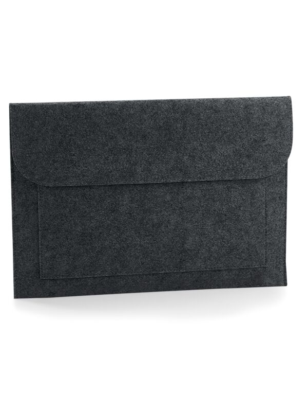 BG726 Bagbase Felt Laptop/Document Slip Charcoal Melange