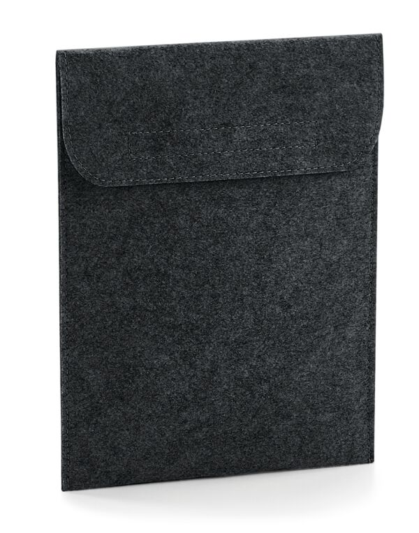 BG727 Bagbase Felt iPad Slip Charcoal Melange