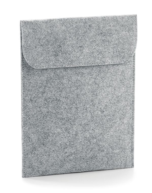 BG727 Bagbase Felt iPad Slip Grey Melange