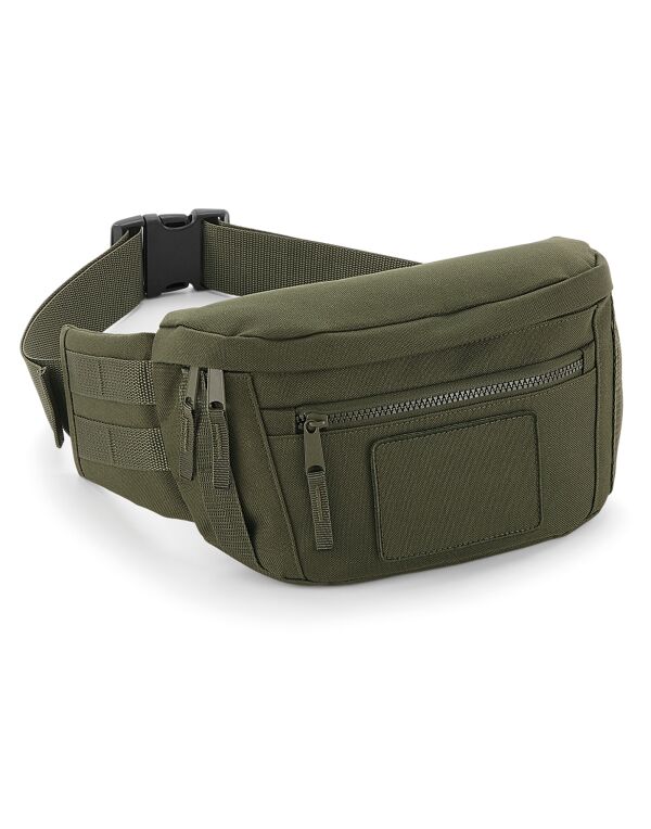 BG842 Bagbase MOLLE Utility Waistpack Military Green BG842 Bagbase MOLLE Utility Waistpack Military Green