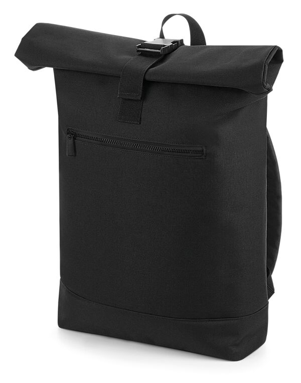 BG855 Bagbase Roll-Top Backpack Black