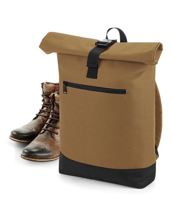 BG855 Bagbase Roll-Top Backpack Caramel BG855 Bagbase Roll-Top Backpack Caramel