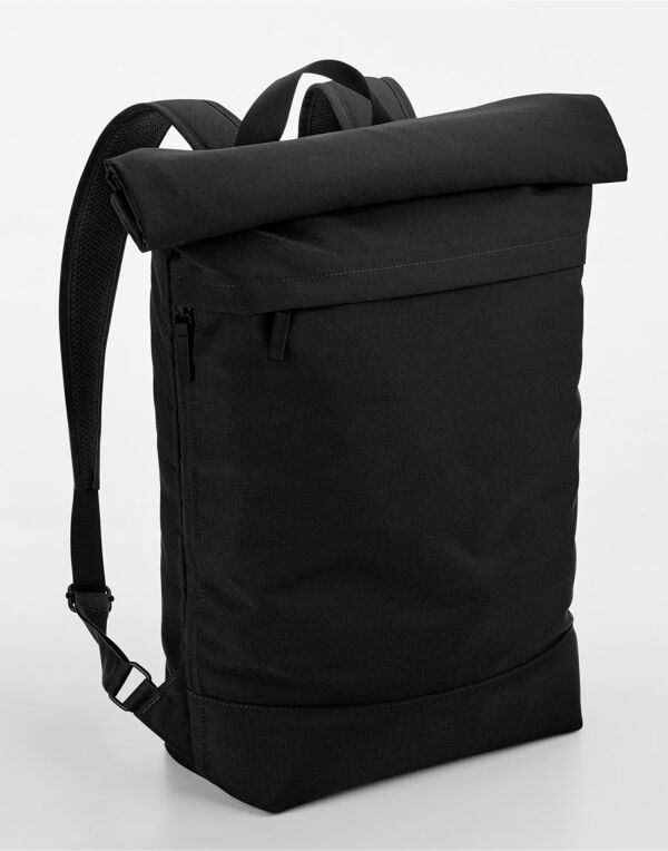 BG870 Black Simplicity Roll Top Backpack BG870 Black Simplicity Roll Top Backpack