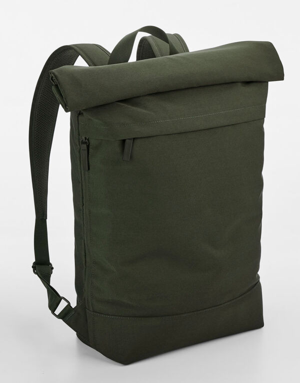 BG870 Bagbase Simplicity Roll Top Backpack Pine Green BG870 Bagbase Simplicity Roll Top Backpack Pine Green