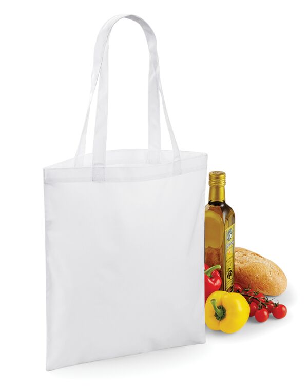 BG901 White Sublimation Shopper