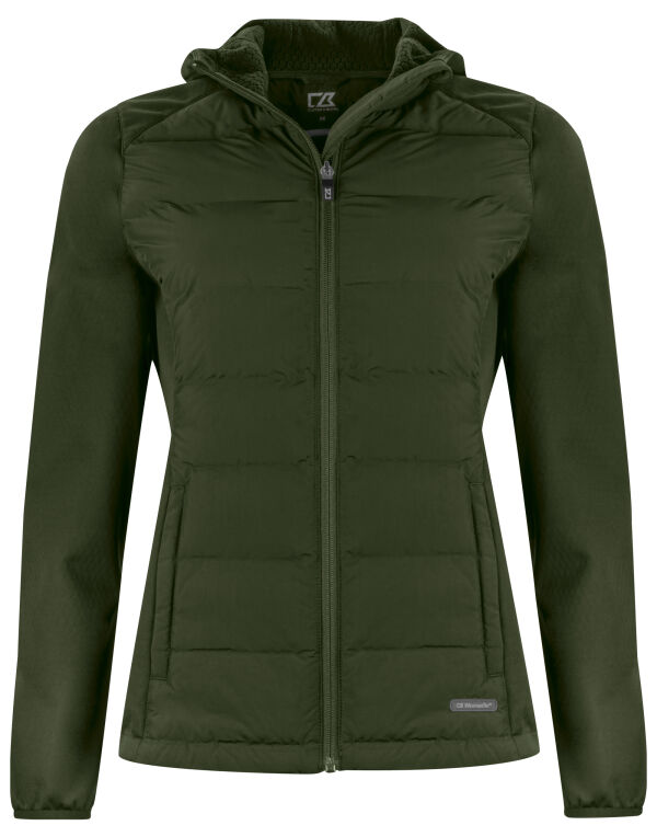 CB351453 Cutter & Buck Oak Harbor Jacket Women Ivy Green