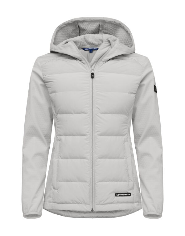 CB351453 Cutter & Buck Oak Harbor Jacket Women Silver