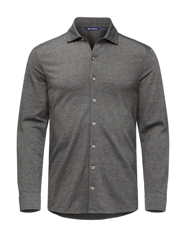 CB352410 Cutter & Buck Advantage Shirt Men Anthracite Melange