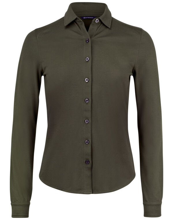 CB352411 Cutter & Buck Advantage Shirt Women Ivy Green