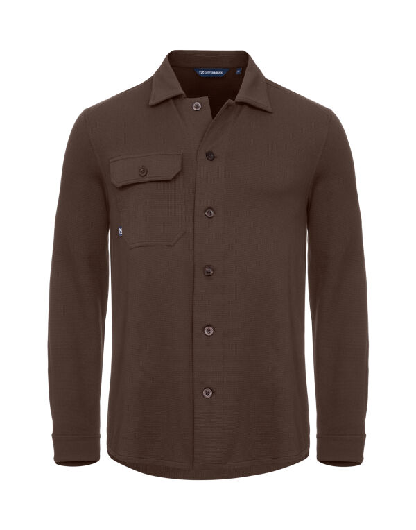 CB352414 Cutter & Buck Advantage Leisure Shirt Men Dark Mocca