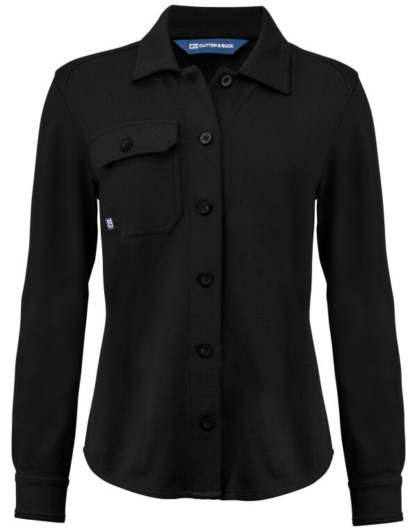 CB352415 Cutter & Buck Advantage Leisure Shirt Women Black