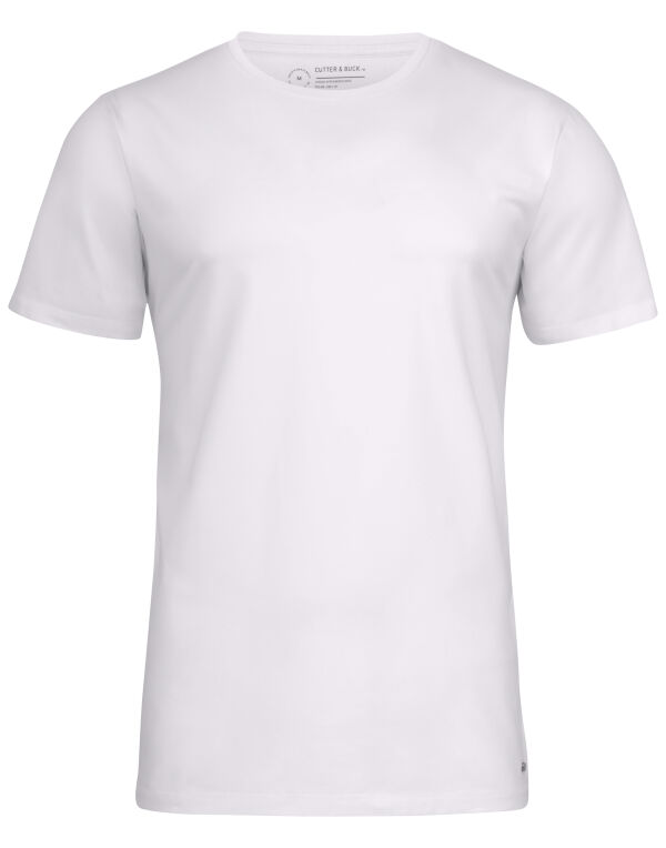 CB353408 Cutter & Buck Manzanita Roundneck Men White