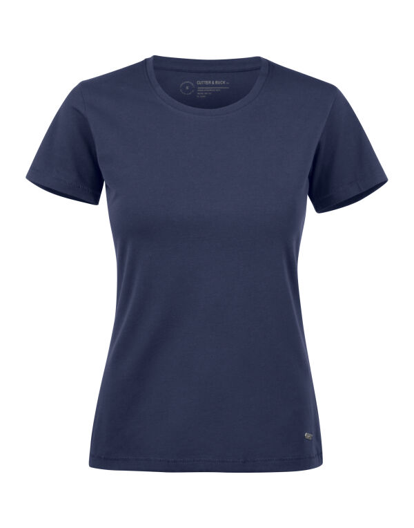 CB353409 Cutter & Buck Manzanita Roundneck Women Dark Navy
