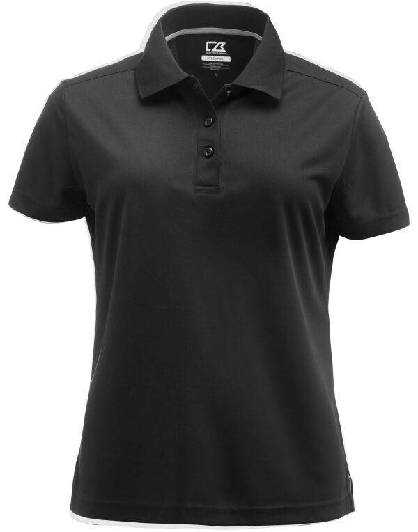 CB354401 Cutter & Buck Kelowna Polo Women Black