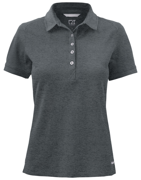 CB354419 Cutter & Buck Advantage Polo Women Anthracite Melange