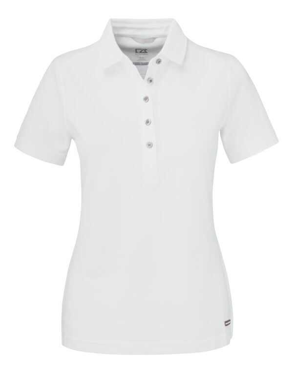 CB354419 Cutter & Buck Advantage Polo Women White