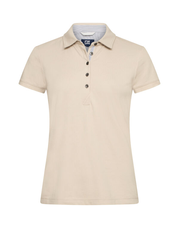 CB354421 Cutter & Buck Advantage Premium Polo Women Beige
