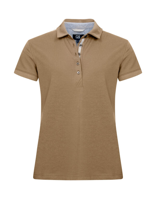 CB354421 Cutter & Buck Advantage Premium Polo Women Khaki