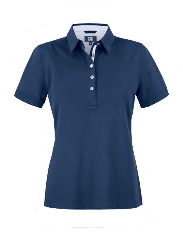CB354421 Cutter & Buck Advantage Premium Polo Women Dark Navy