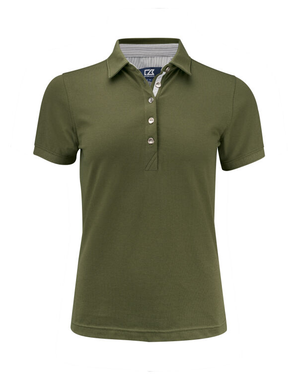 CB354421 Cutter & Buck Advantage Premium Polo Women Ivy Green