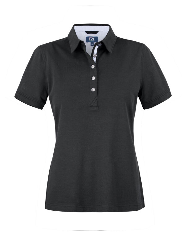 CB354421 Cutter & Buck Advantage Premium Polo Women Black