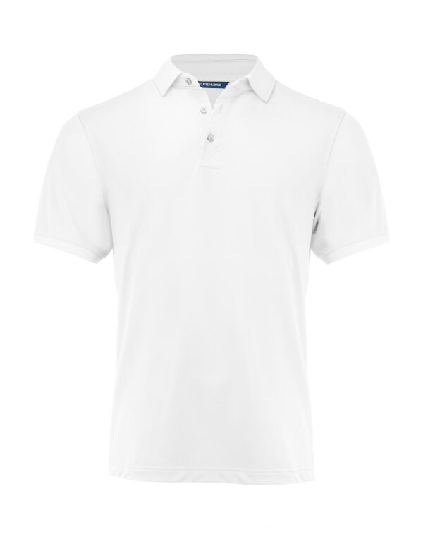 CB354434 Cutter & Buck Virtue Polo Solid Men White